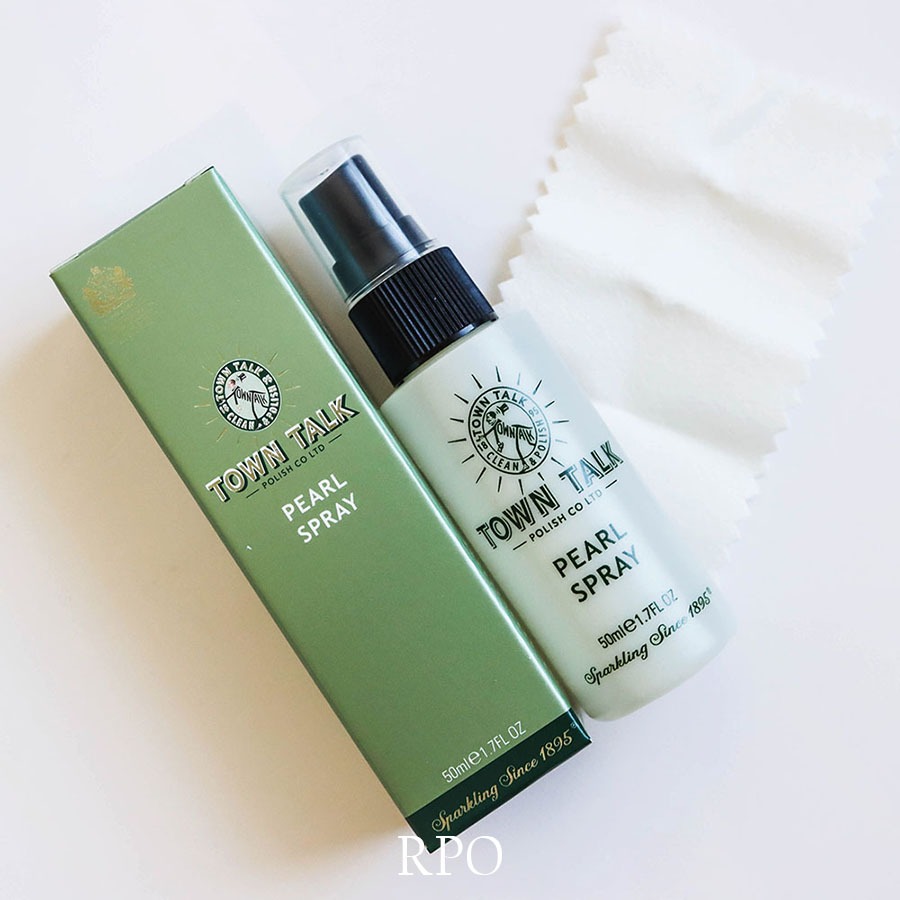 英國 Town Talk 珍珠潔亮噴劑 50ml｜珍珠項鍊耳環清潔保養｜溫和維持珍珠光澤不易傷珠-細節圖3