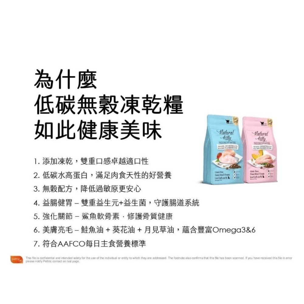 ~Petroyal~ 法麗 Cherie 低碳無穀凍乾糧 自然小貓 貓飼料 凍乾貓糧 低碳貓飼料 無穀貓飼料 凍乾貓飼料-細節圖3