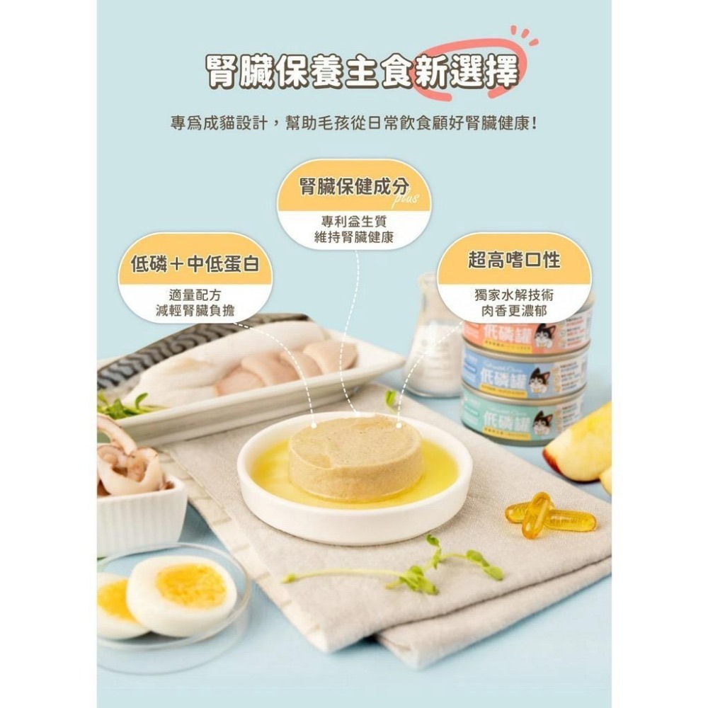~Petroyal~ 【汪喵星球】貓咪低磷低蛋白主食罐 整箱 80g 貓罐 貓主食 無膠 低磷貓罐 貓罐頭 低磷主食罐-細節圖7