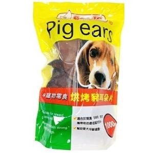 ~Petroyal~ Seeds 惜時 烘烤豬耳朵片 1kg 1000g 夾鍊袋設計 豬耳朵 聖萊西 狗零食 台灣製造-細節圖2