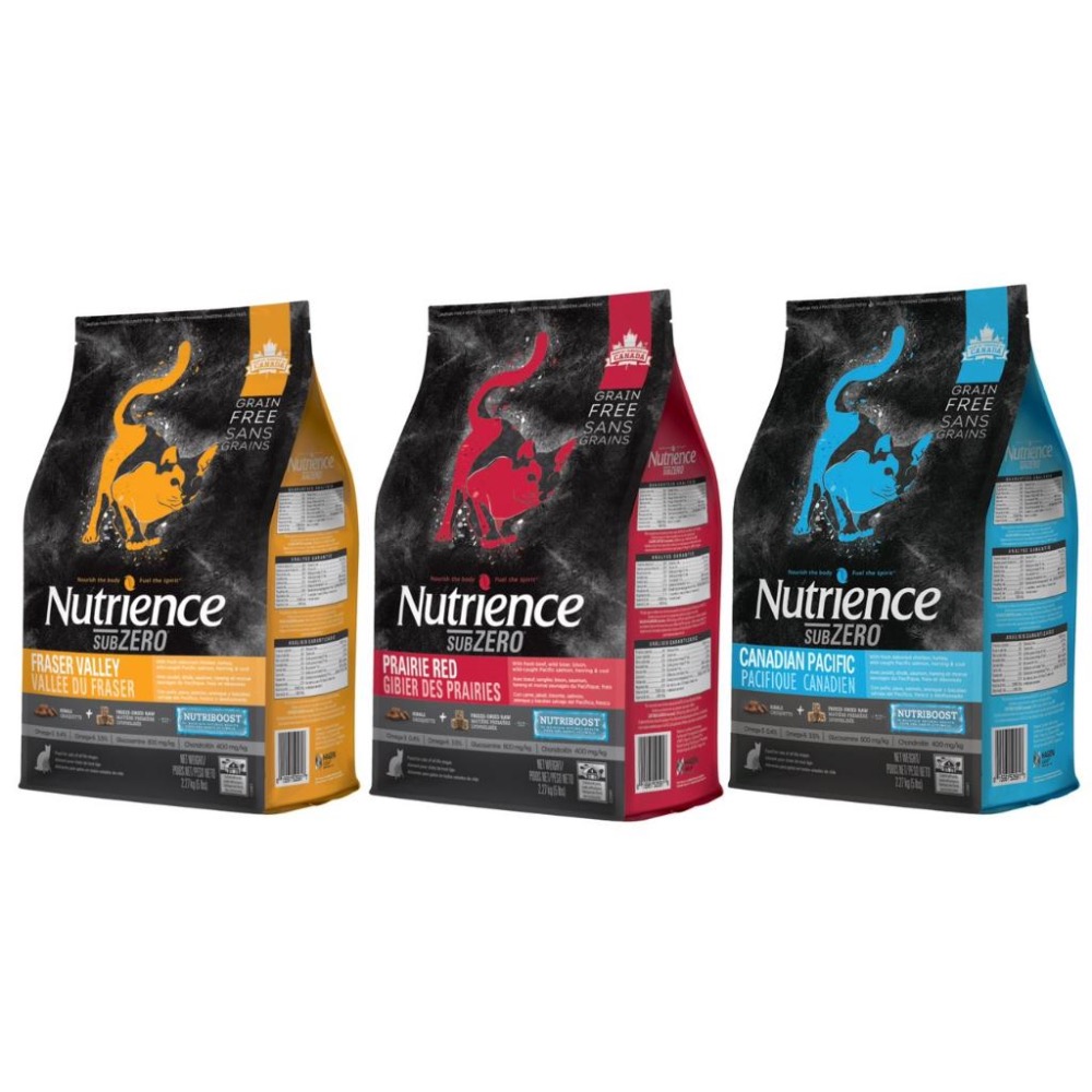 ~Petroyal~ 紐崔斯 Nutrience SUBZERO頂級無穀飼料+凍乾 貓飼料 無穀 火雞肉 鮭魚 野豬肉-細節圖2