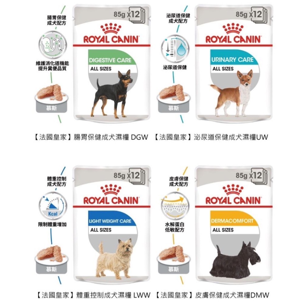 ~Petroyal~ 法國皇家 狗濕糧餐包 85g 狗餐包 狗飼料 狗罐頭 狗餐包 全系列 狗主食罐 成犬 幼犬 離乳犬-細節圖7