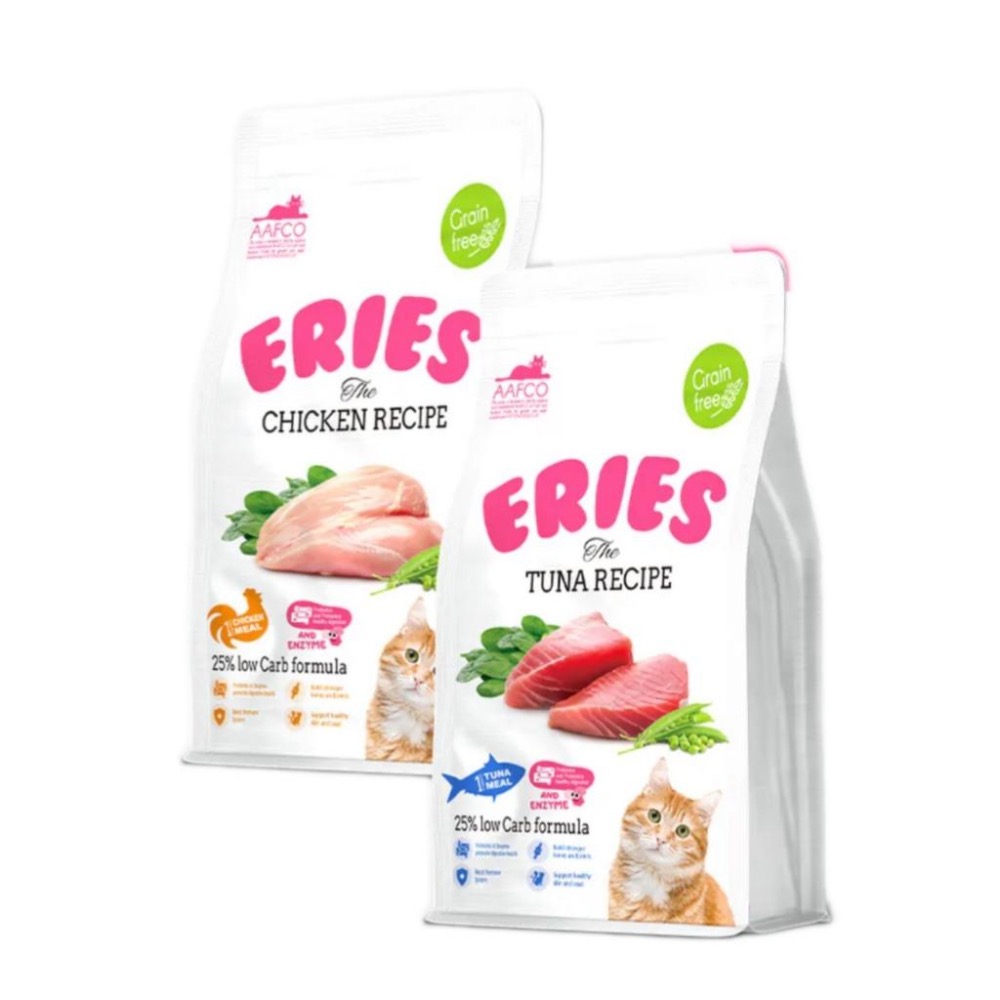 ~Petroyal~ 【Eries 伊瑞思】益生菌酵素無穀貓糧丨貓主食丨1kg丨 伊瑞思貓飼料 益生菌貓糧 無穀貓飼料-細節圖2