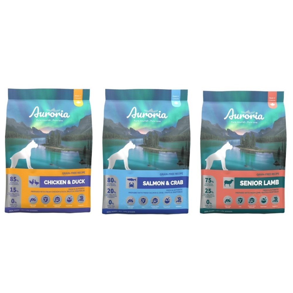 ~Petroyal~ Auroria 極光 無榖狗飼料5磅/15磅 添加南極磷蝦 益生菌 低過敏 成犬飼料 極光狗飼料-細節圖2
