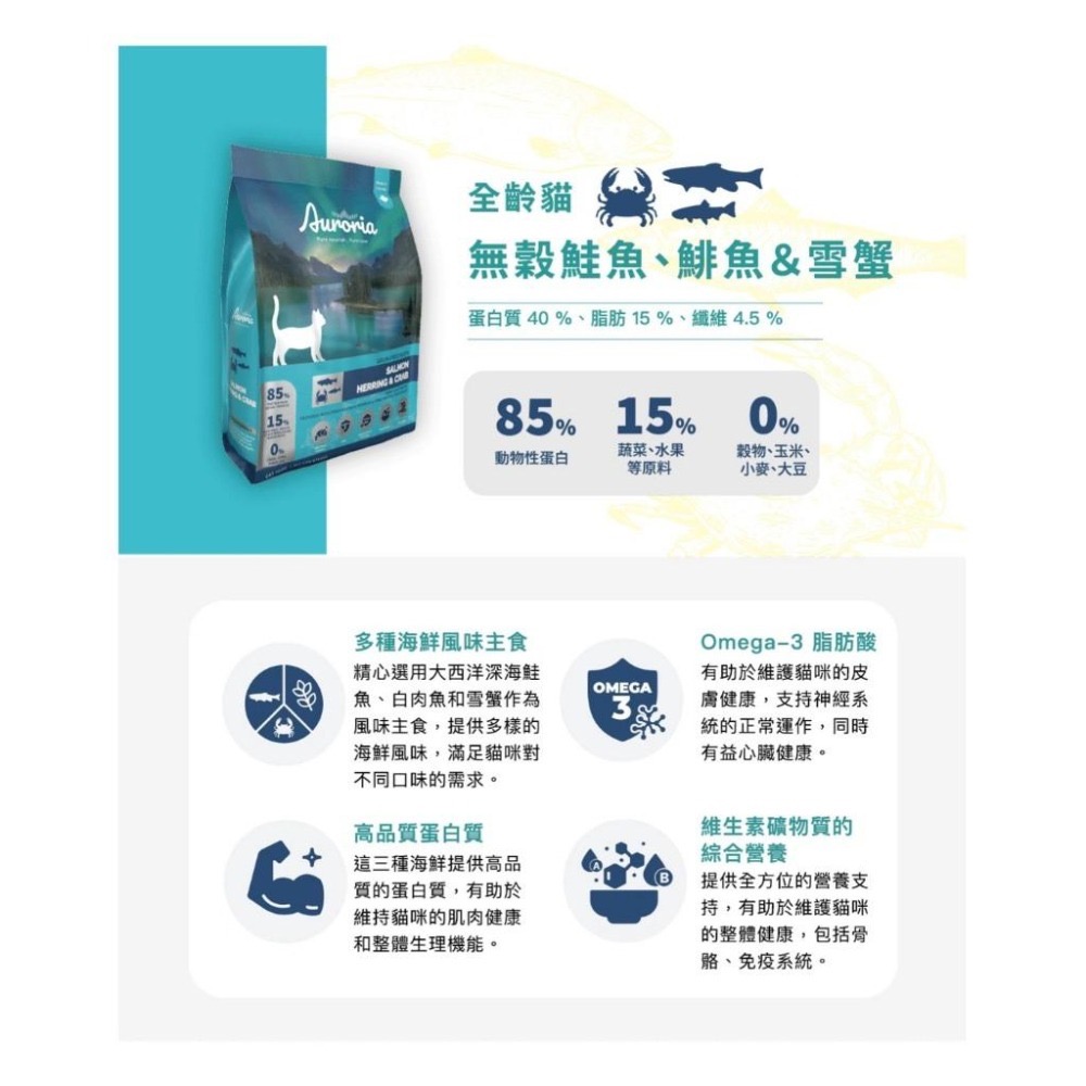 ~Petroyal~ Auroria 極光 無穀貓飼料 無榖飼料 南極磷蝦 益生菌 低過敏 磷蝦 成貓飼料 極光貓飼料-細節圖4