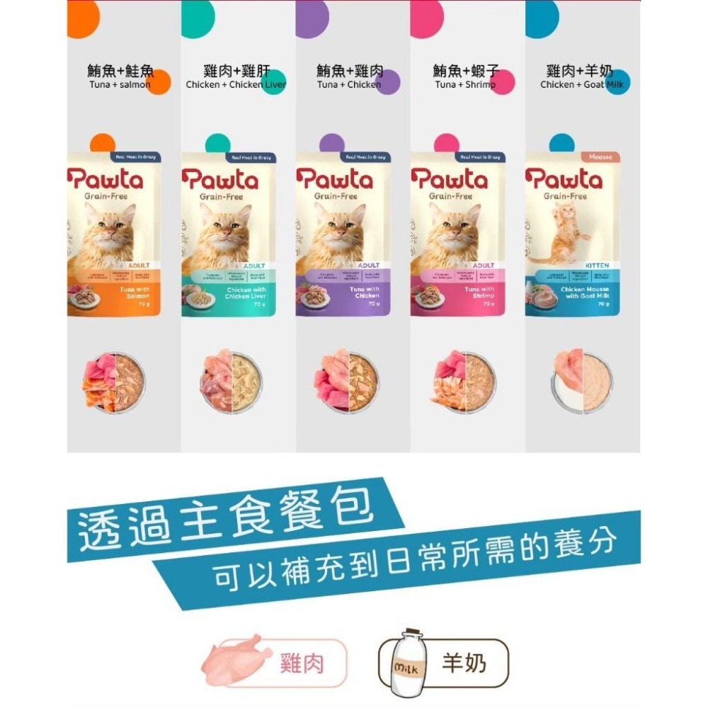 ~Petroyal~ 【Pawta波塔】 波塔貓咪主食餐包 貓咪主食餐包 主食餐包 波塔主食餐包 波塔餐包 貓罐頭 整箱-細節圖7