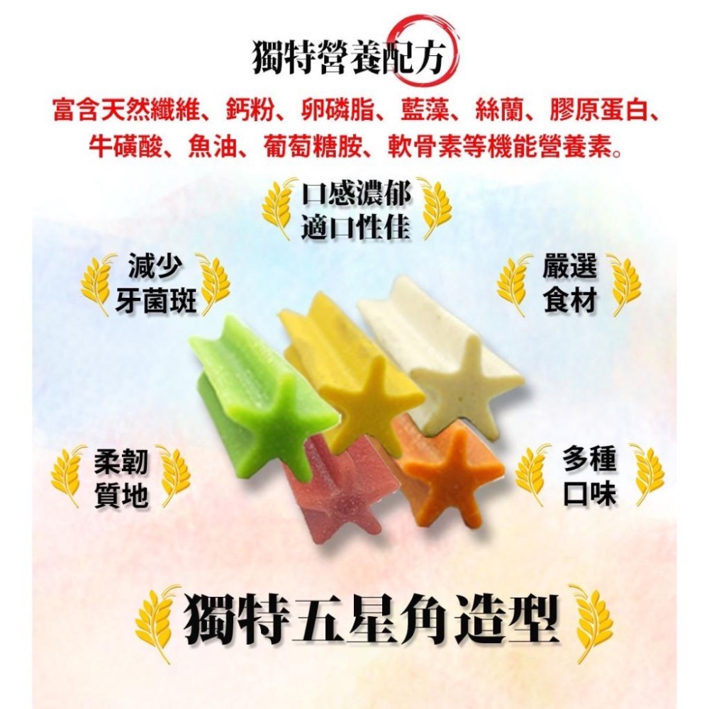 ~Petroyal~Best 倍思特 機能潔牙骨 800g (約100支) 五星角潔牙骨 狗零食 清除牙齒汙垢 狗潔牙骨-細節圖3