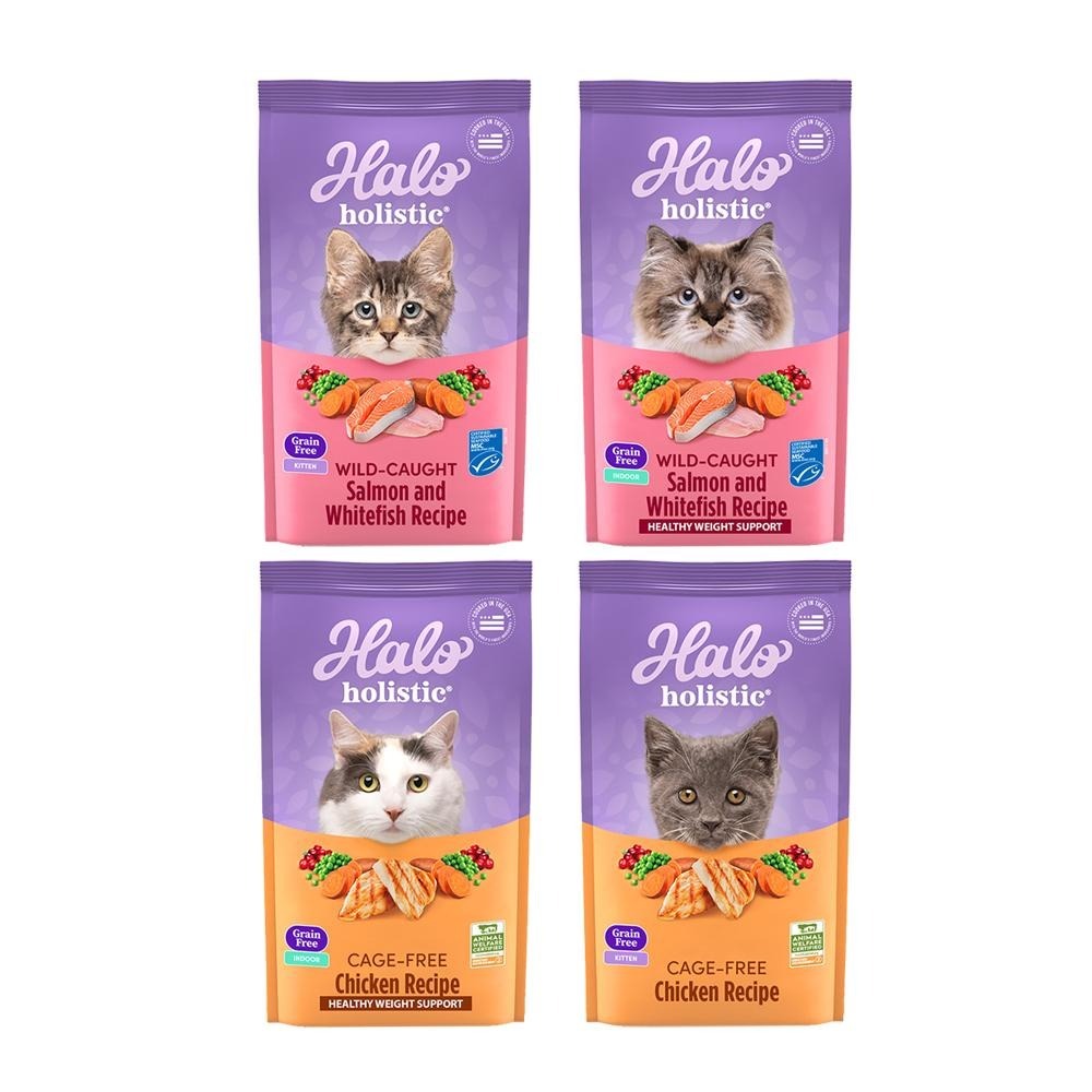 ~Petroyal~  嘿囉 HALO 貓飼料全品項 成貓 幼貓 鮭魚 雞肉 全規格 嘿囉貓飼料 貓飼料 黑囉-細節圖2