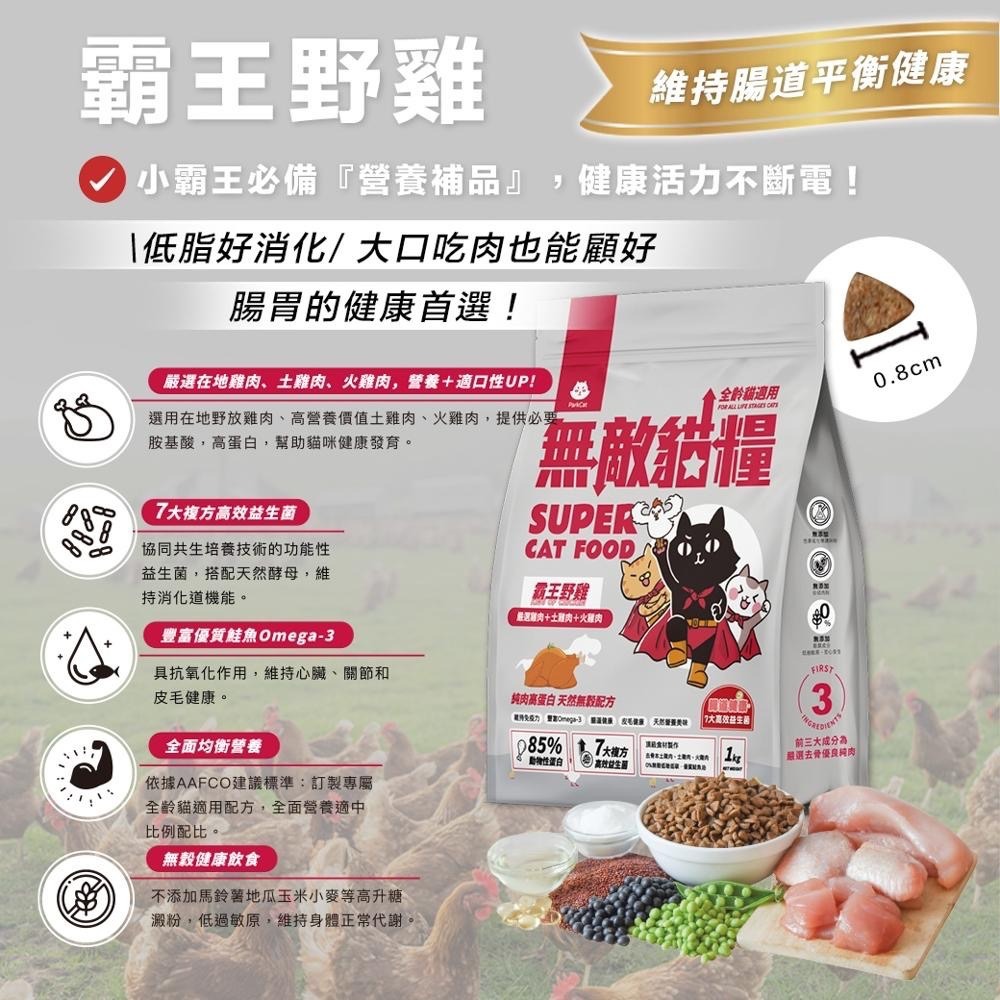 ~Petroyal~貓樂園 ParkCat 獨家研發 無敵貓糧 天然無穀貓糧 貓飼料 鮮雞蜂王乳 霸王野雞-細節圖4