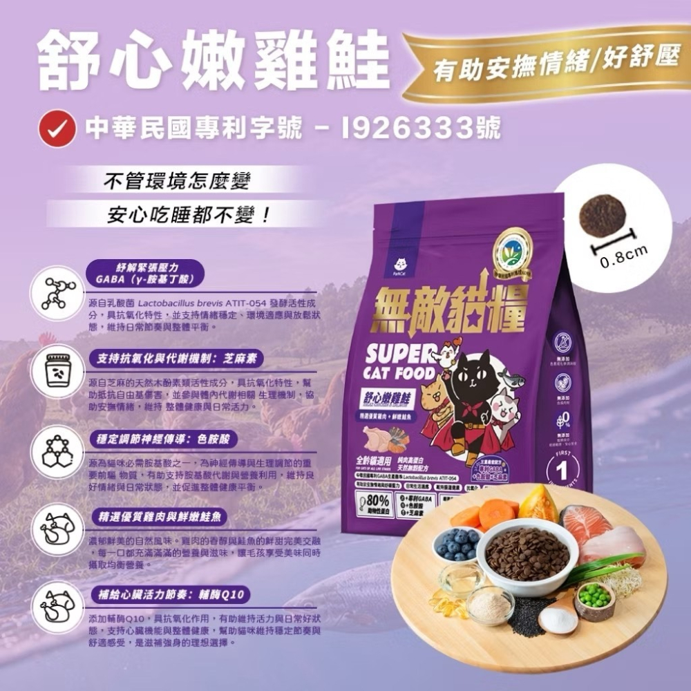 ~Petroyal~貓樂園 ParkCat 獨家研發 無敵貓糧 天然無穀貓糧 貓飼料 鮮雞蜂王乳 霸王野雞-細節圖7