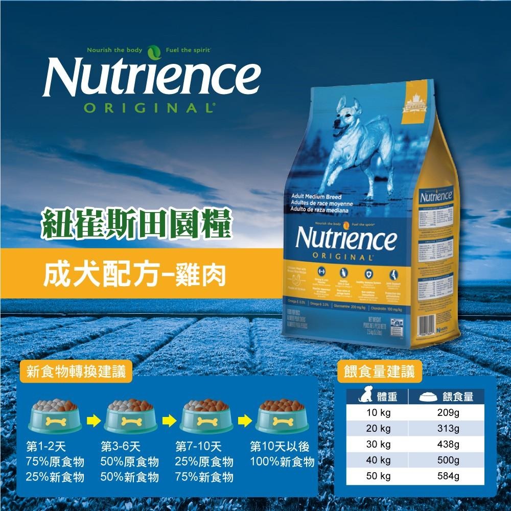 ~Petroyal~ 紐崔斯Nutrience 田園狗飼料 成犬 小型成犬配方 幼母犬 2.5kg 5kg 田園狗糧-細節圖5