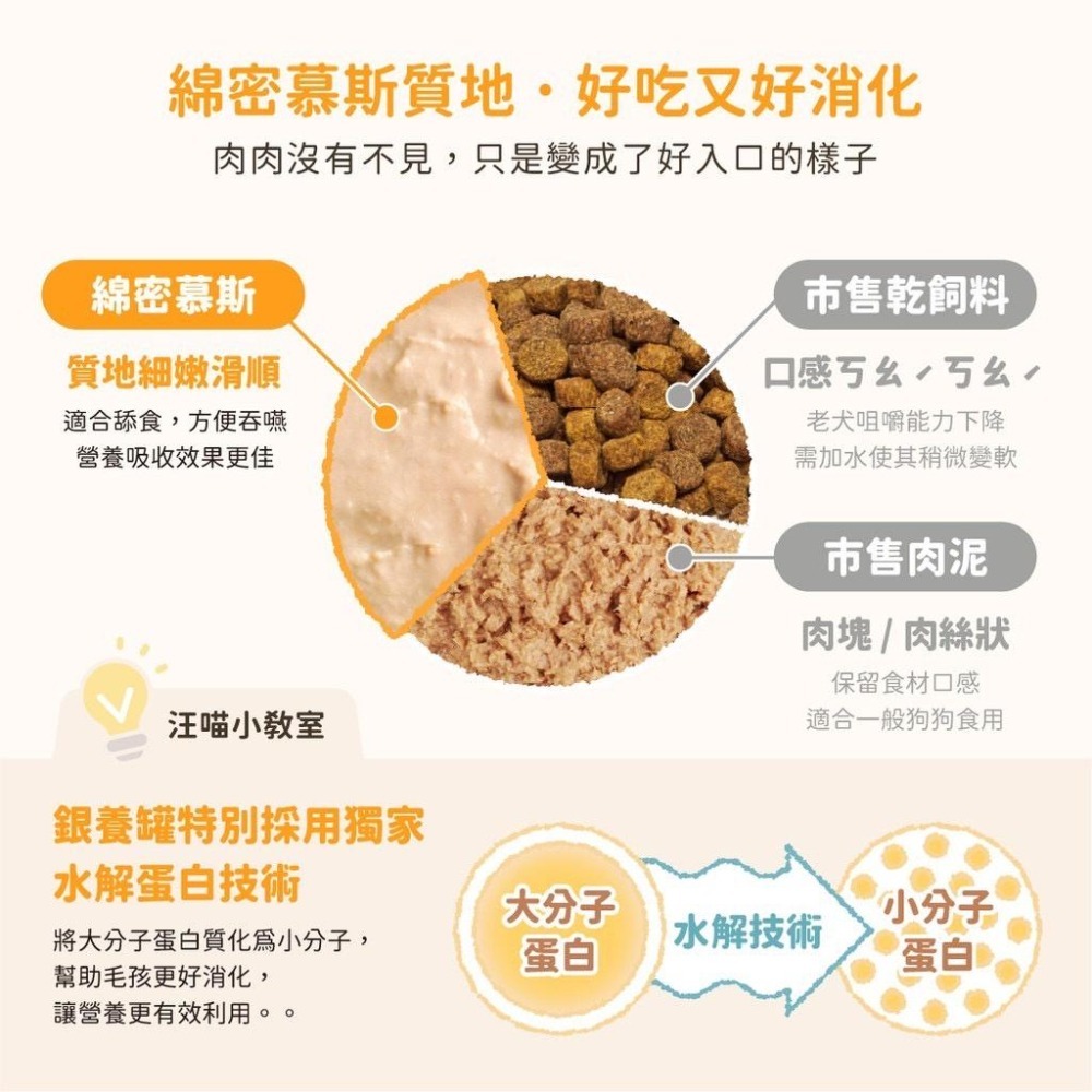 ~Petroyal~ 【汪喵星球】 熟齡犬專用銀養罐 熟齡犬95%低鈉無膠主食罐 整箱 80g&165g 狗罐頭 狗主食-細節圖4