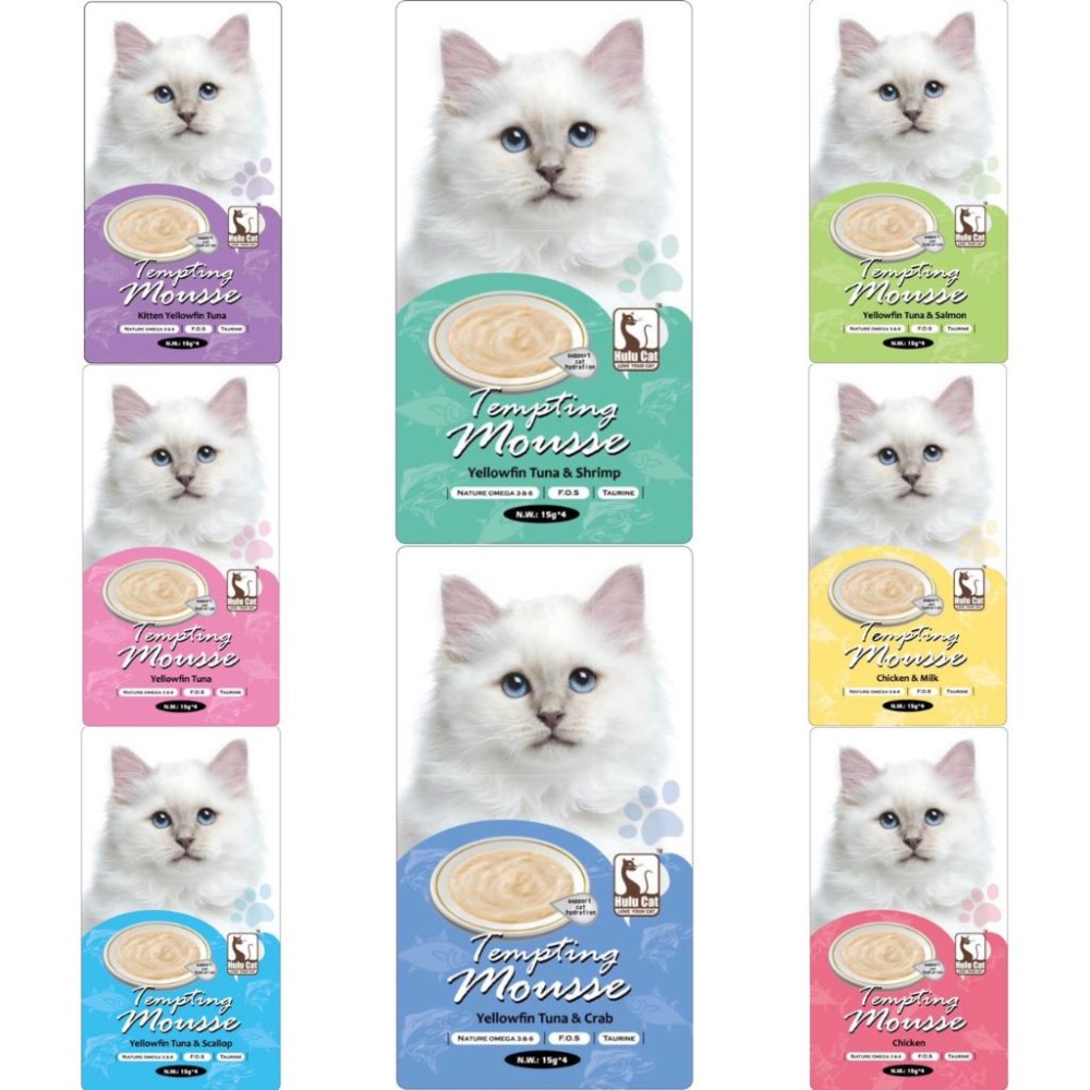 ~Petroyal~Hulucat誘惑的慕斯肉泥-8種口味可選(15g*4條)~$50->貓咪肉泥餐包CIAO寒天-細節圖2