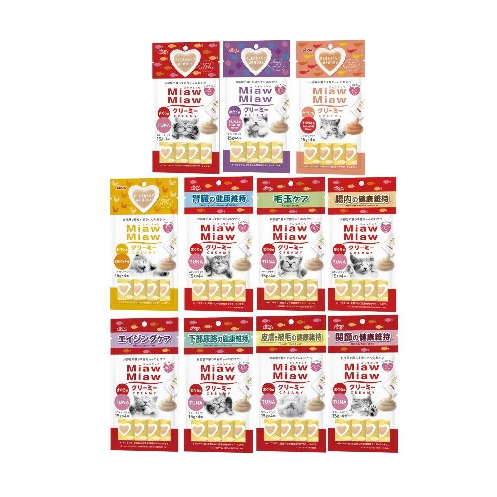 ~Petroyal~AIXIA MiawM妙喵肉泥-6種口味(15g*4條)~$63->可超取貓咪肉泥餐包-細節圖2