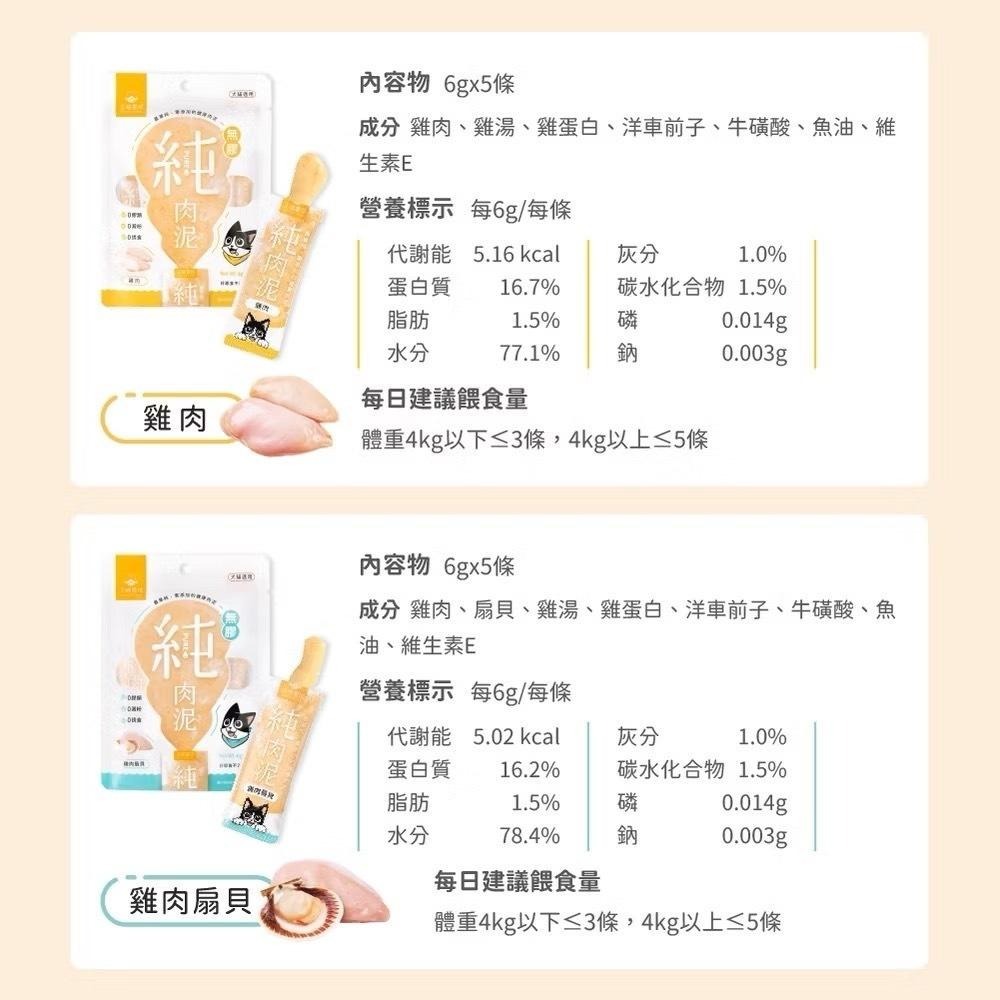 ~Petroyal~ 【汪喵星球】無膠純肉泥 單包 6gx5條 貓零食 貓肉泥 肉泥 真湯 純肉 汪喵星球 貓肉泥 貓泥-細節圖3