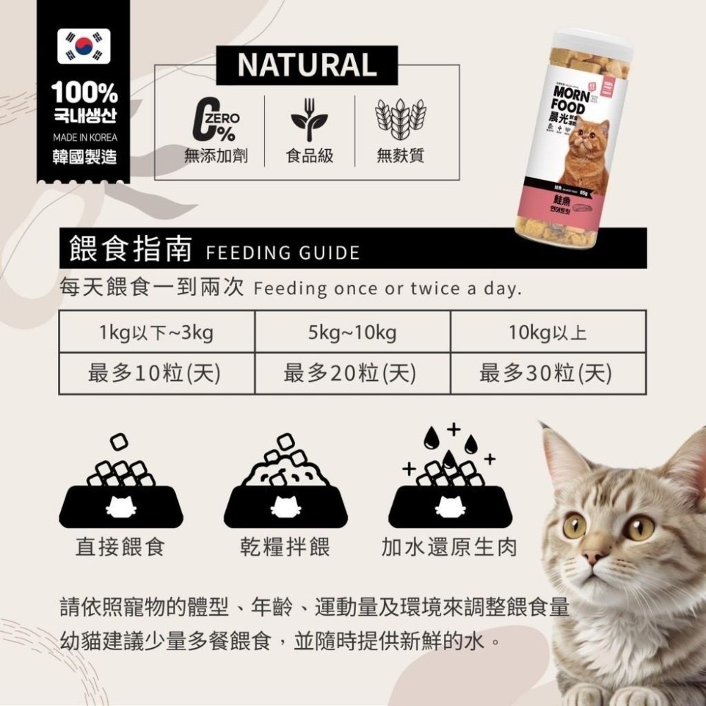 ~Petroyal~ 晨光鮮食凍乾 MORN FOOD 晨光 鮮食凍乾 章魚 扇貝 鱈魚 鮭魚 魷魚 貓凍乾 凍乾零食-細節圖4