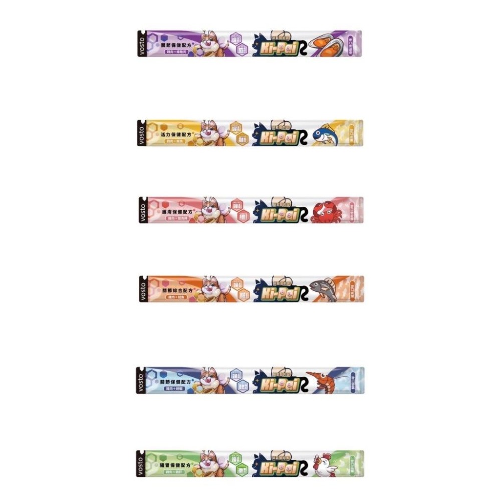 ~Petroyal~ Vosto 肉泥 Ki-Pai 機能貓肉泥 15g 蜂王乳貓肉泥 貓肉泥 貓零食 蜂王乳肉泥 牛磺-細節圖2