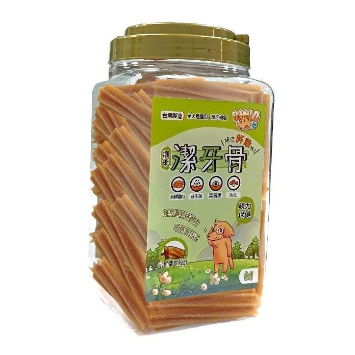 ~Petroyal~ 丹露 DANLO 機能潔牙骨 1000g 罐裝 大桶裝潔牙骨 狗零食 六星 潔牙骨-細節圖2