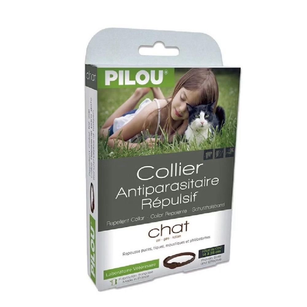 ~Petroyal~Pilou法國皮樂第二代加強配方《120天長效天然項圈-成貓用35cm》皮樂貓項圈-細節圖2