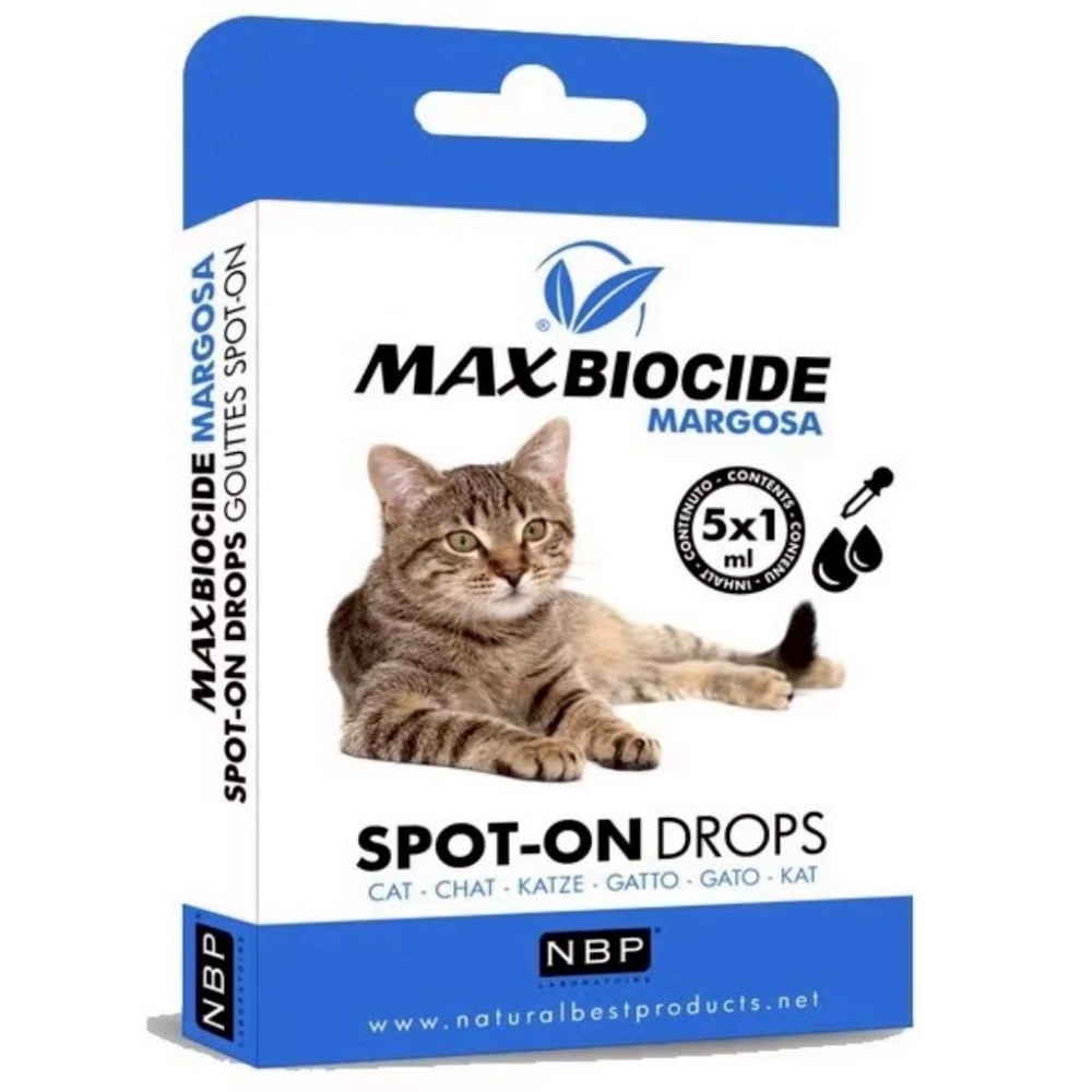 ~Petroyal~西班牙 NBP 犬貓用天然滴劑5劑入/1盒 項圈 項圈 犬貓項圈 香葉醇精油 苦楝精油項圈 苦楝滴劑-細節圖3