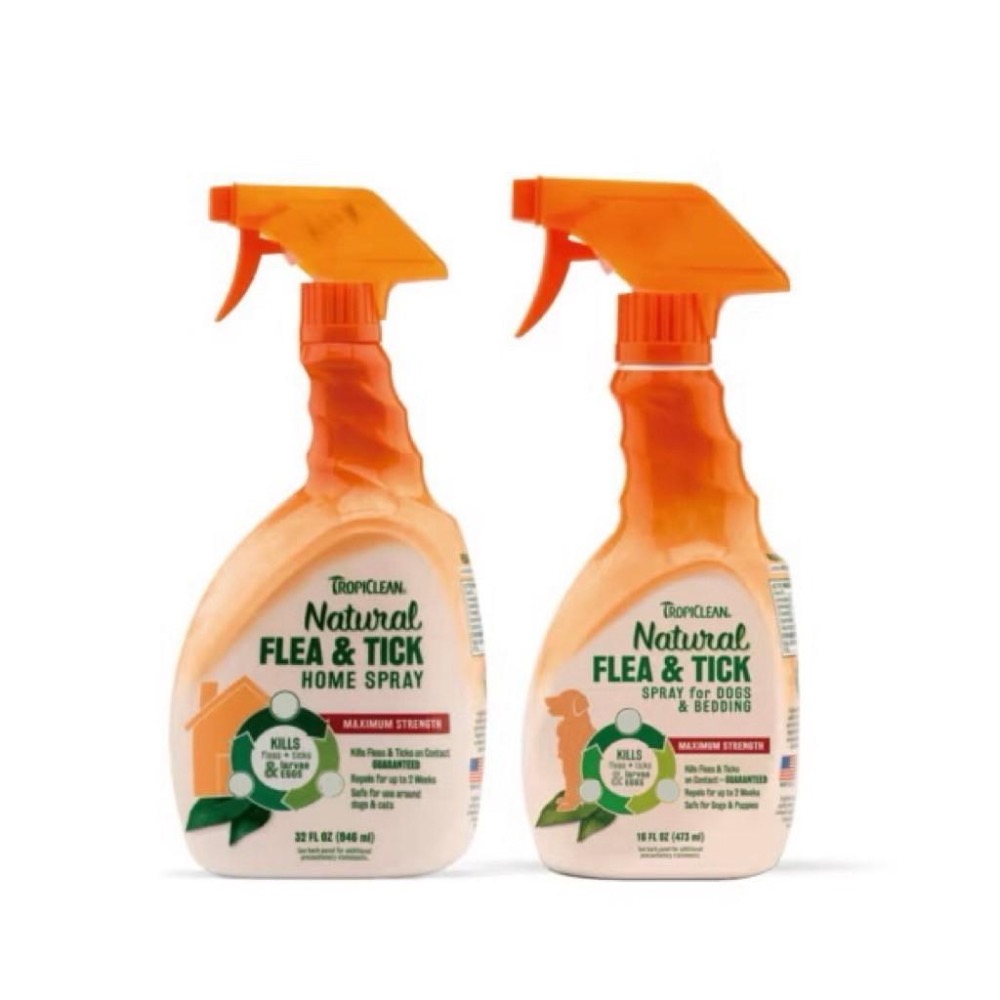 ~Petroyal~【美國Tropiclean 巧倍麗】香茅《蚤蜱逃噴劑 16oz 》純天然精油製成-細節圖2