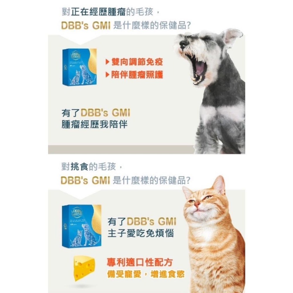 ~Petroyal~ 吉沛思 DBB＇s GMI 寵物專用小胞子靈芝類球蛋白 60顆 新型小孢子靈芝類蛋白 寵物保健品-細節圖5