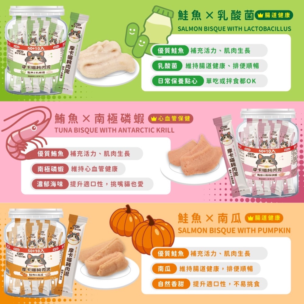 ~Petroyal~ MOKA 摩卡喵純肉泥 摩卡喵 15gx60條 無化學添加 貓肉泥 無穀肉泥 貓零食 桶裝肉泥-細節圖5