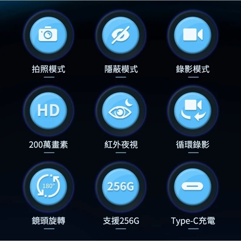 下殺 高清 夜視 微型攝錄器HD6S (1080P款) 錄音 錄影 拍照 邊充邊錄 影音同步 會議記錄 蒐證神器-細節圖2