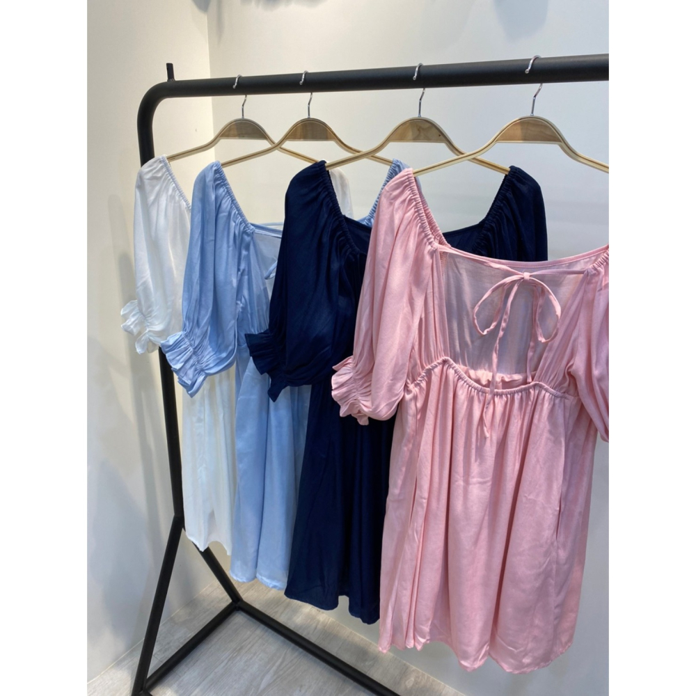 後綁帶飄飄短洋-細節圖4