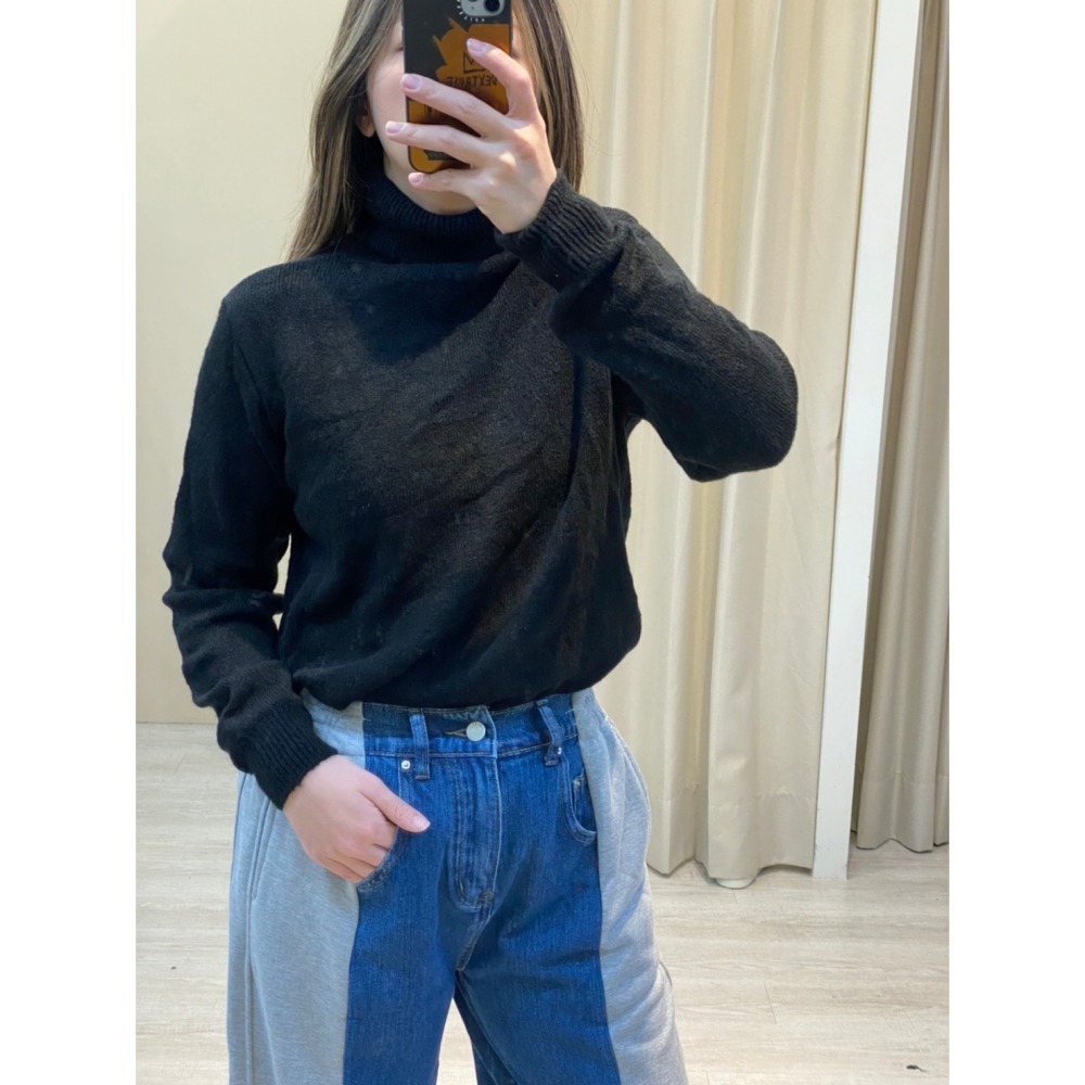 翻領百搭素色針織-細節圖3