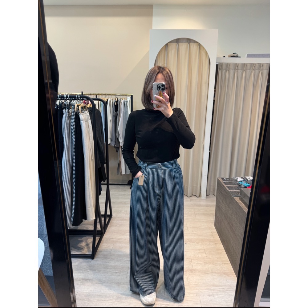 半高領羊絨打底衣-細節圖3