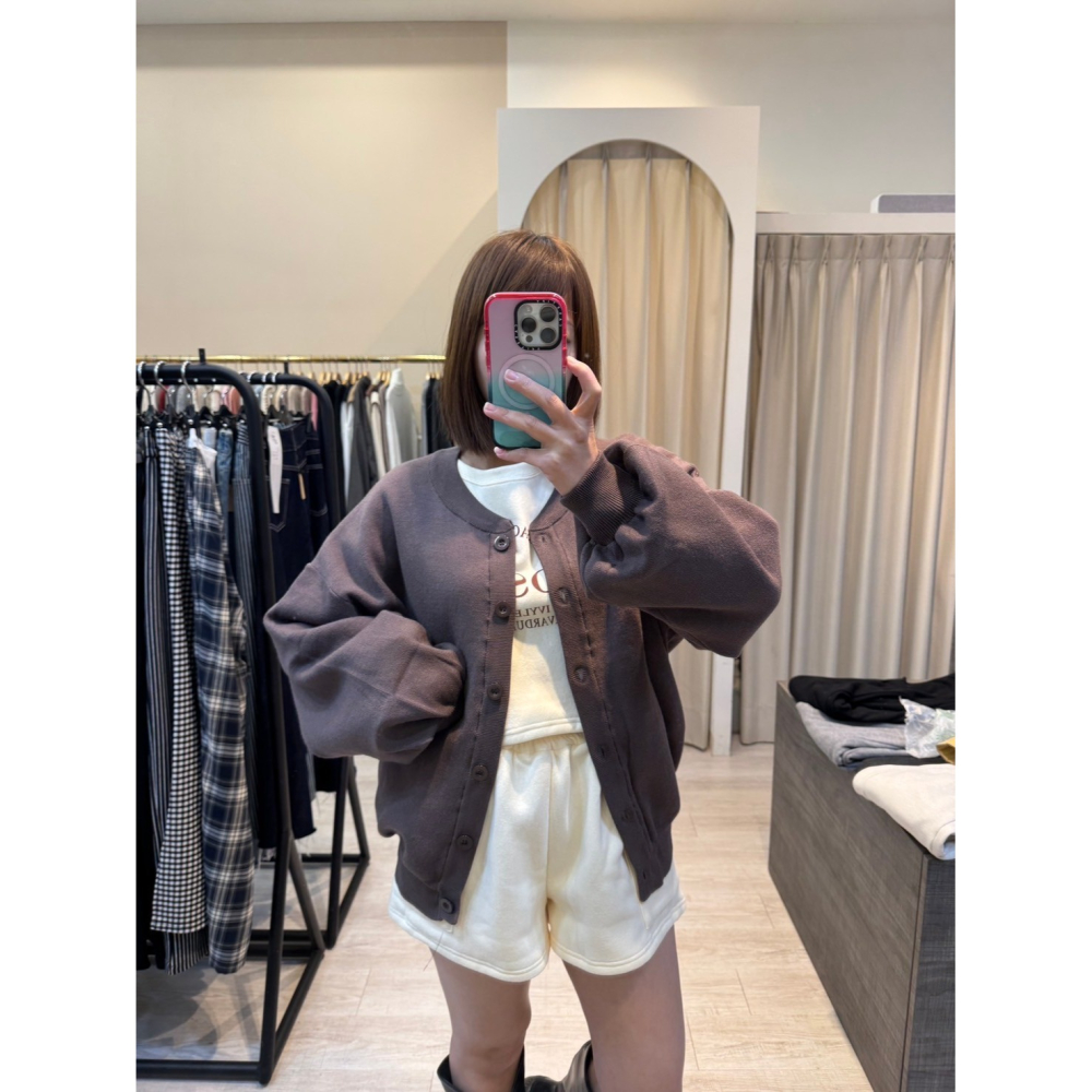 泡泡袖針織外套-細節圖2