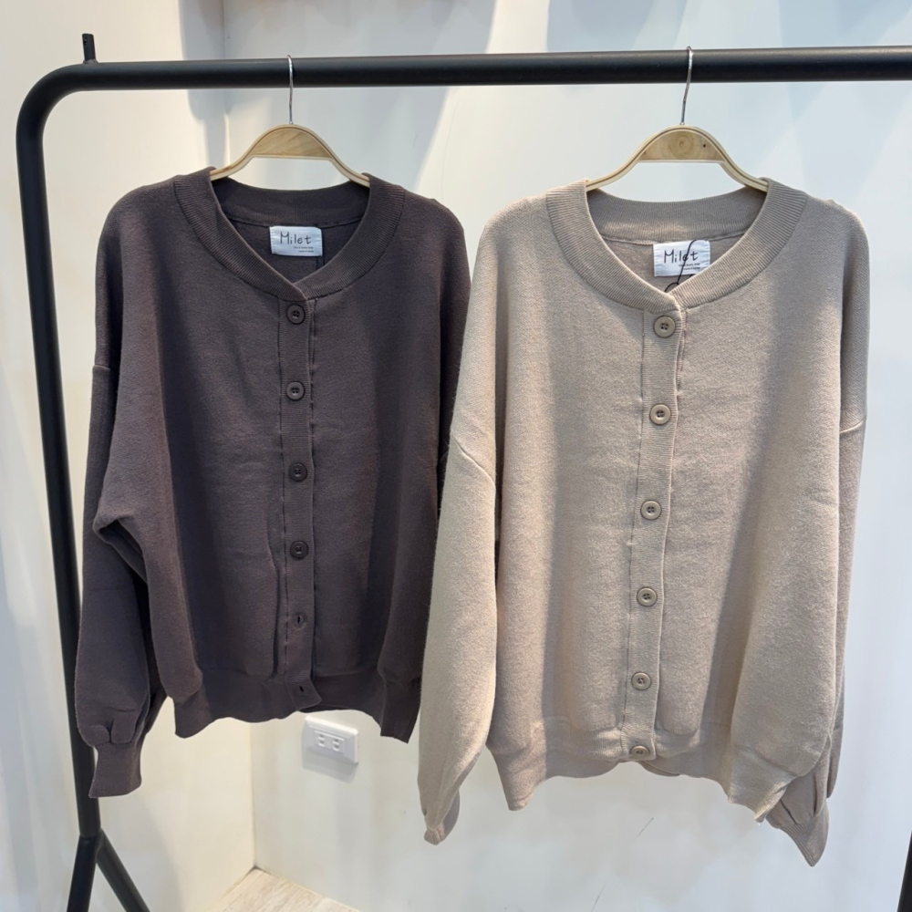 泡泡袖針織外套-細節圖3