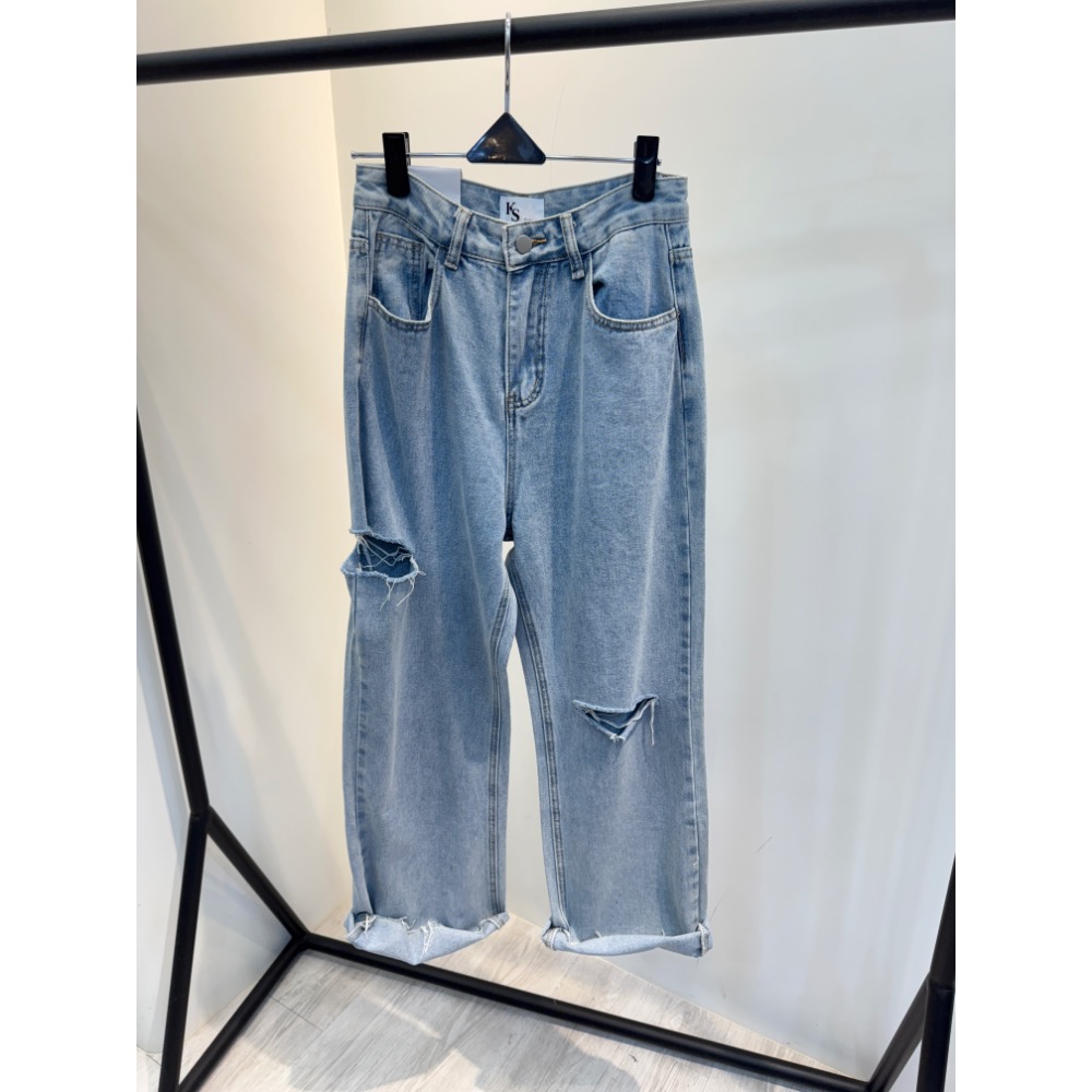 割破牛仔褲-細節圖4