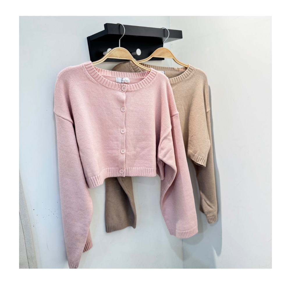 短版兩穿針織衫（可當小外套）-細節圖3