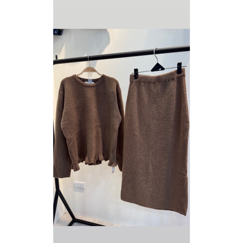 花邊上衣+長裙套裝-細節圖4