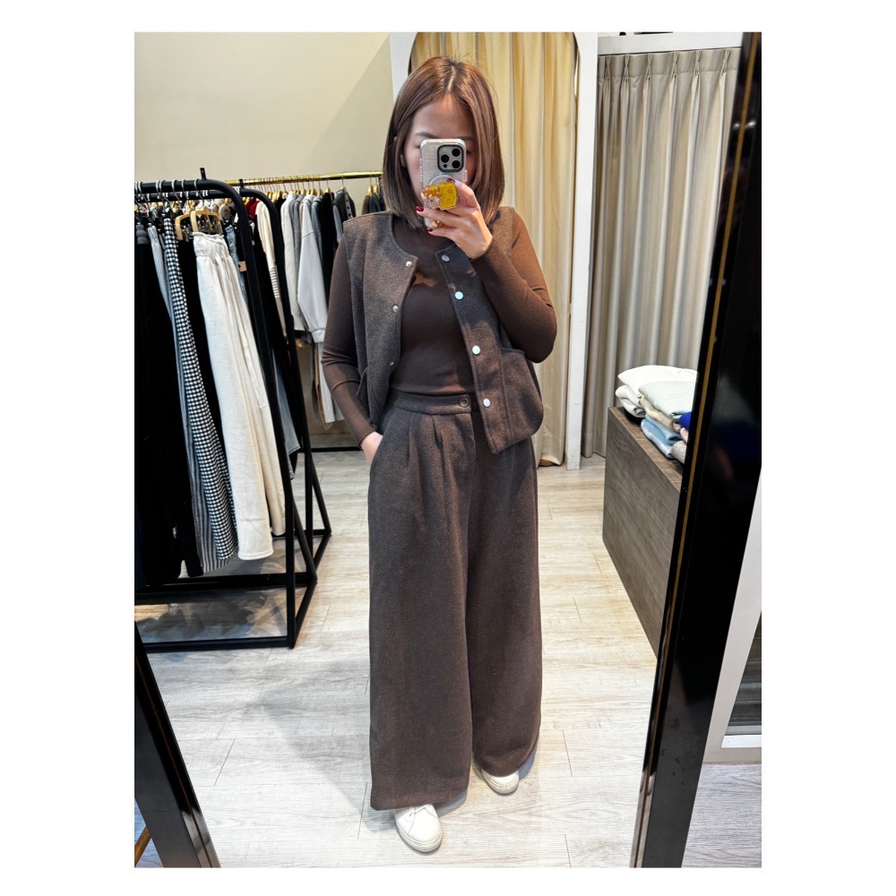 三件式毛呢套裝-細節圖6