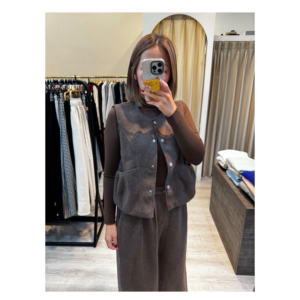 三件式毛呢套裝-細節圖9