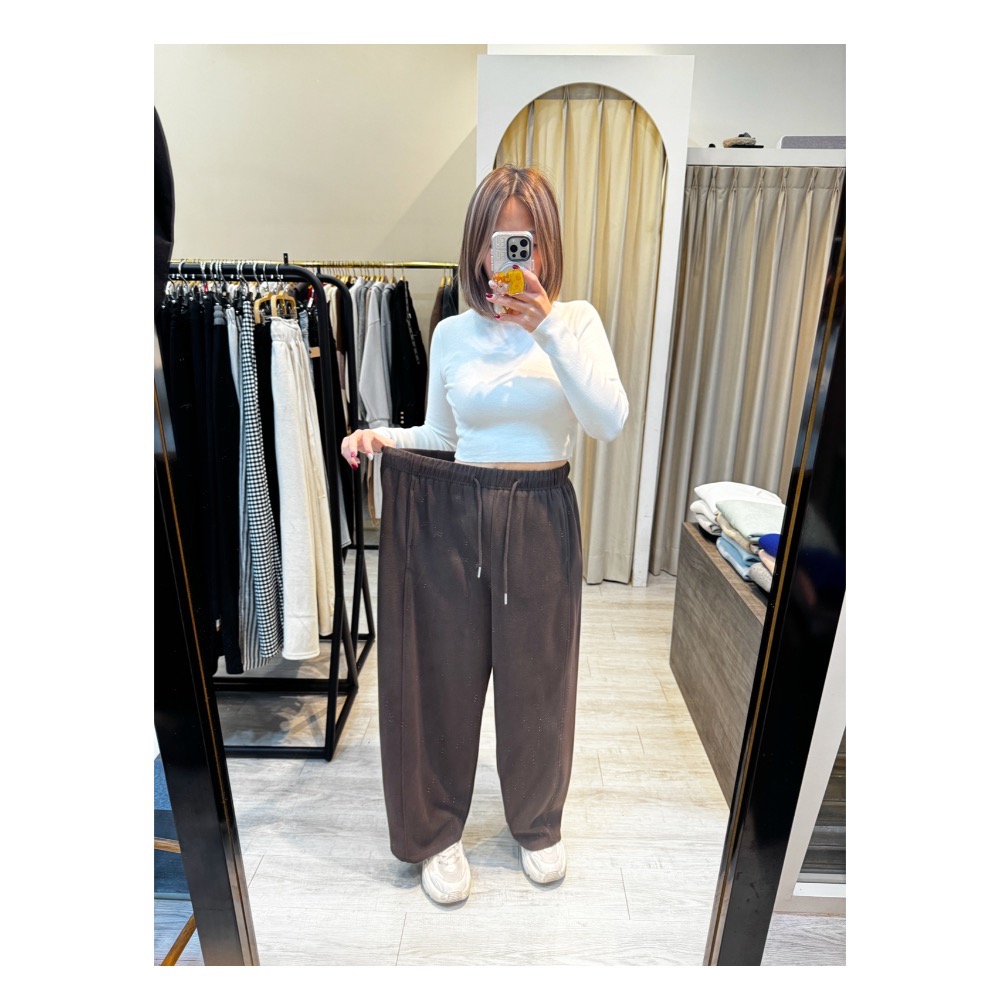 羊絨寬褲-細節圖5