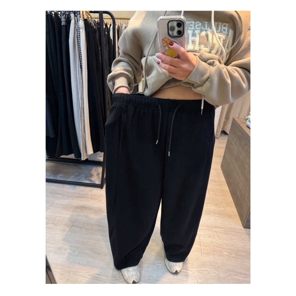 羊絨寬褲-細節圖8