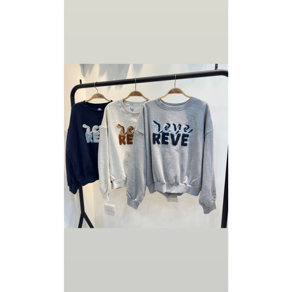 REVE貼布刷毛T-細節圖3