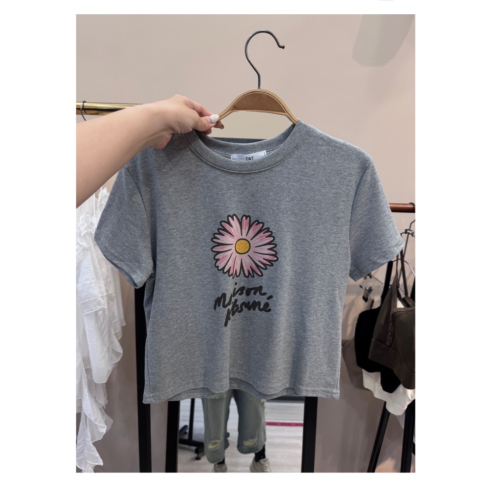 小雛菊🌼短版上衣-細節圖2