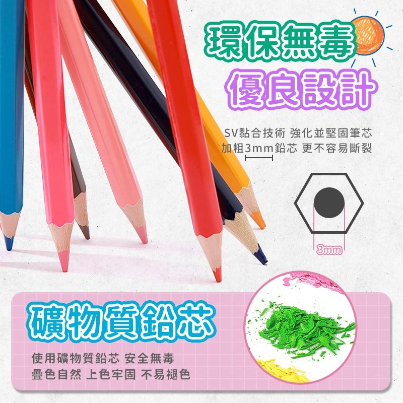 彩色鉛筆 快速發貨 120色 72色 50色 48色 油性 色鉛筆 水性 色鉛筆 六角 筆桿 附折疊手提包 附筆捲簾套-細節圖4