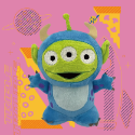 Augsting Q萌選物店 皮克斯 迪士尼 變裝三眼怪絨毛娃娃 玩偶 玩具總動員  pixar-規格圖5
