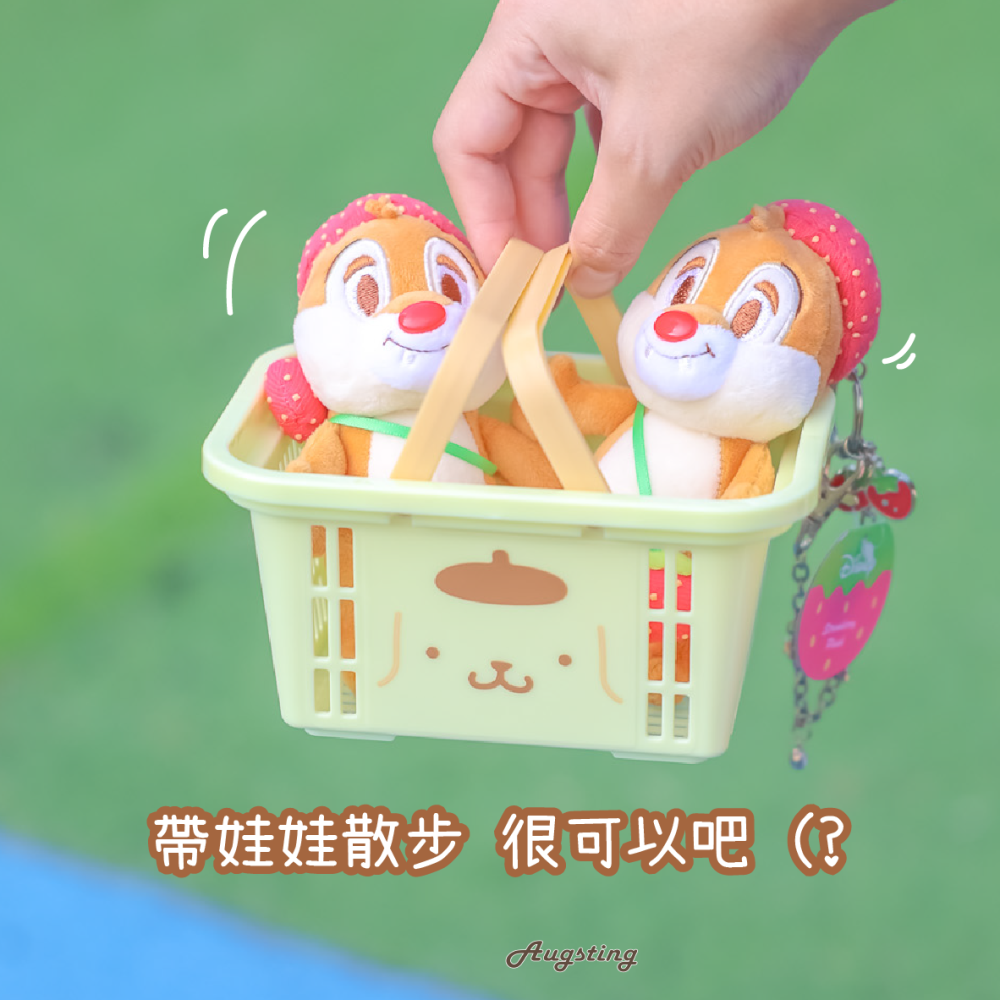 ᴀᴜɢsᴛɪɴɢ •ᴗ• 正版授權 三麗鷗 布丁狗迷你收納置物籃 迷你購物籃 桌上收納 筆筒 小物收納 提籃-細節圖3