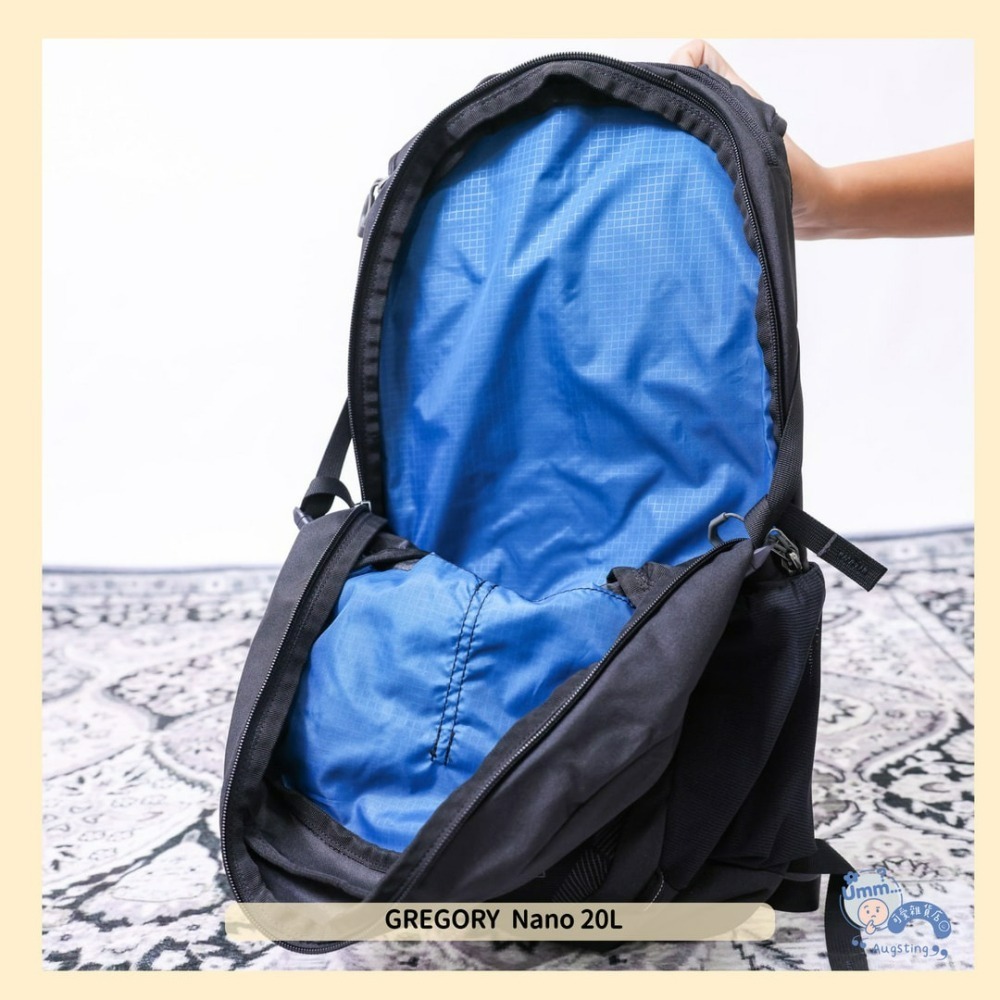 ᴀᴜɢsᴛɪɴɢ •ᴗ• 正品 Gregory 後背包 Nano 20L 多功能背包 光學黑 輕量背包 登山包 筆電包-細節圖2