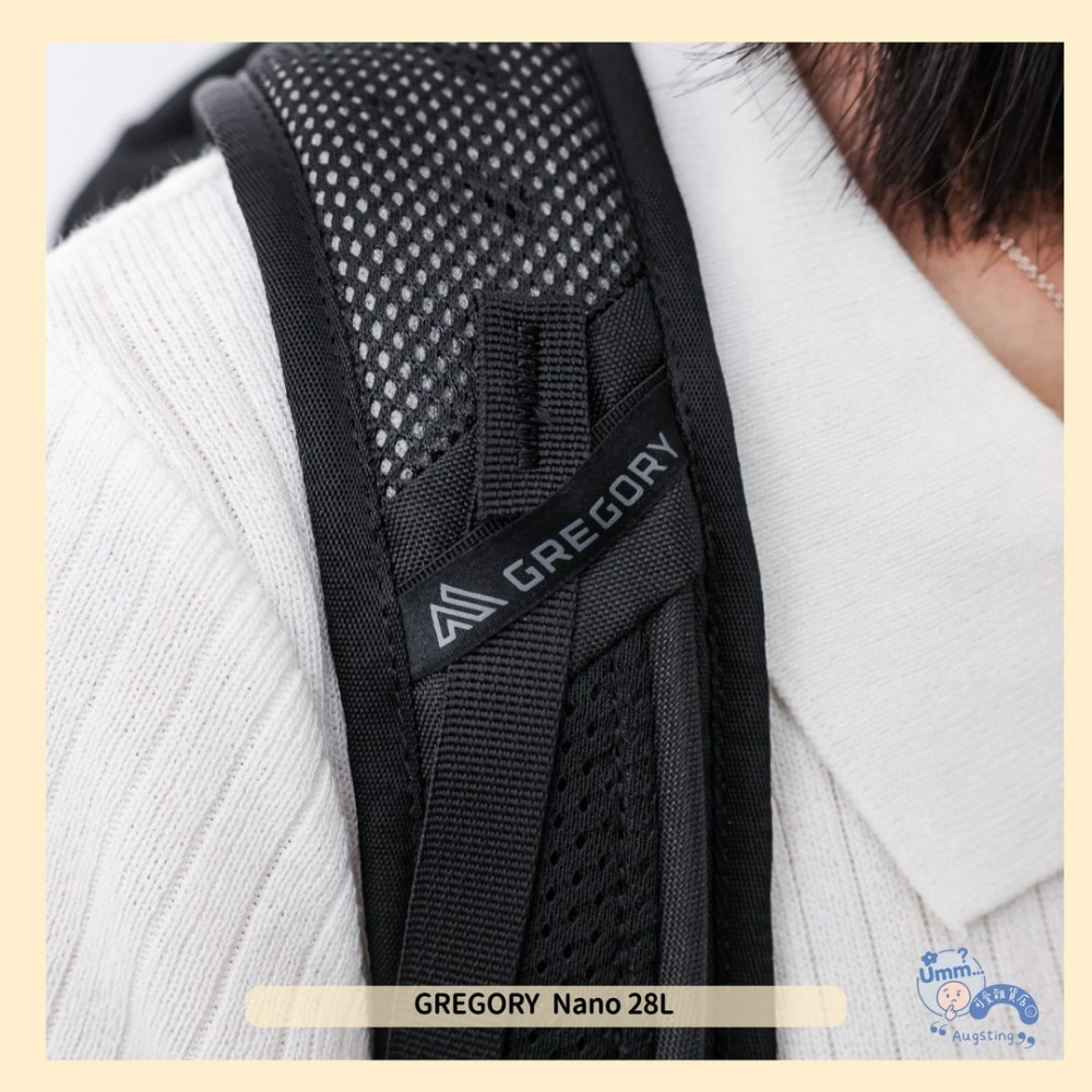 ᴀᴜɢsᴛɪɴɢ •ᴗ• 正品 Gregory 後背包 Nano 28L 多功能背包 光學黑 輕量背包 登山包 筆電包-細節圖5