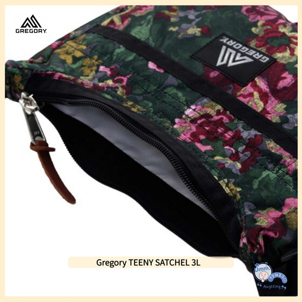 ᴀᴜɢsᴛɪɴɢ •ᴗ• 正品 Gregory 斜背包 TEENY SATCHEL 3L 花園油彩 手提包 側背包-細節圖3