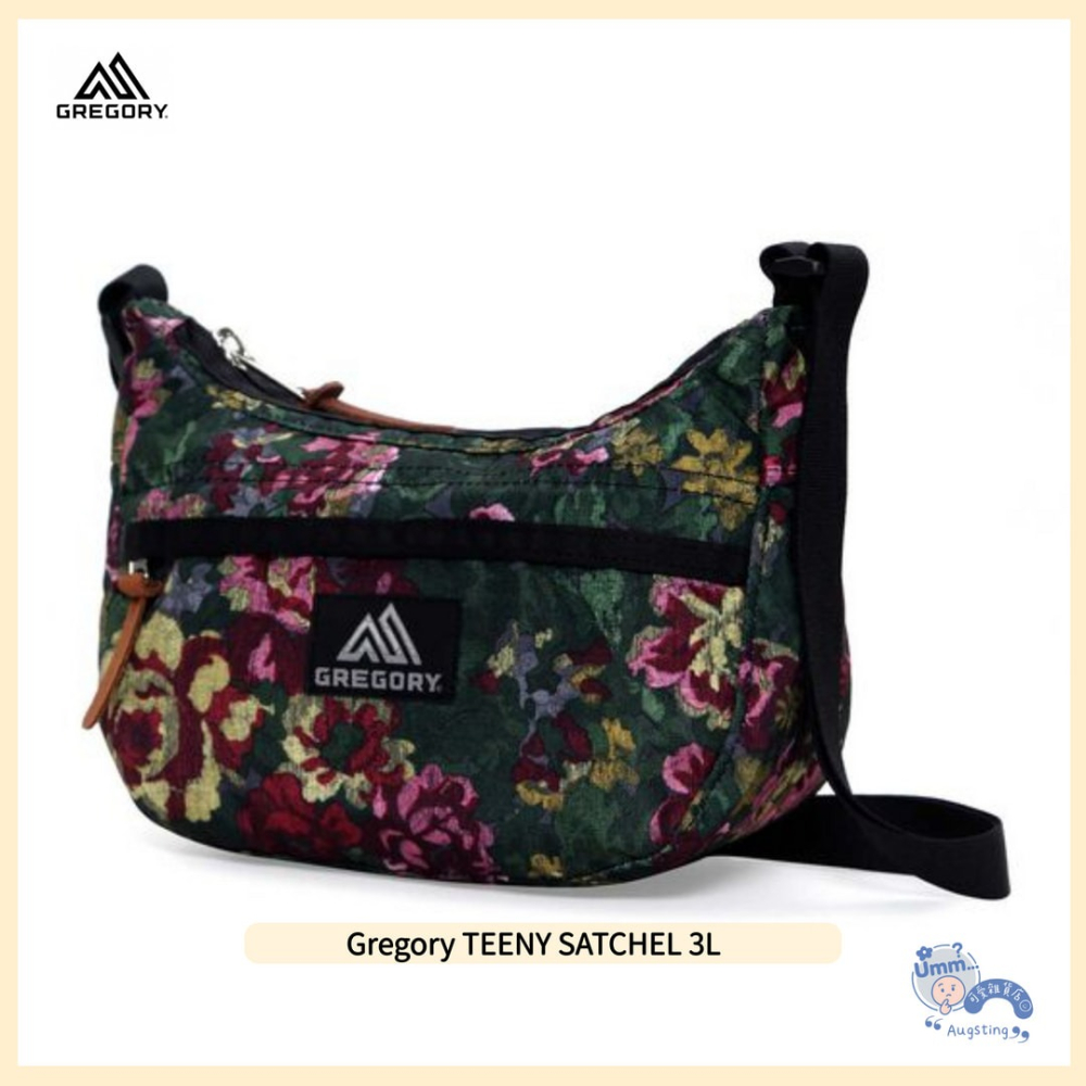 ᴀᴜɢsᴛɪɴɢ •ᴗ• 正品 Gregory 斜背包 TEENY SATCHEL 3L 花園油彩 手提包 側背包-細節圖5