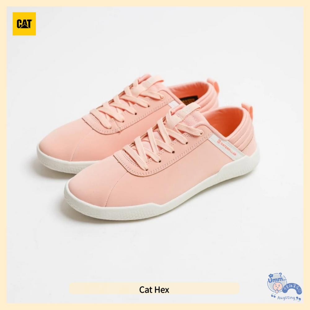 ᴀᴜɢsᴛɪɴɢ •ᴗ• 正品 CAT footwear HEX 休閒鞋 粉紅 低筒 平底鞋 防潑水 情侶鞋-細節圖2